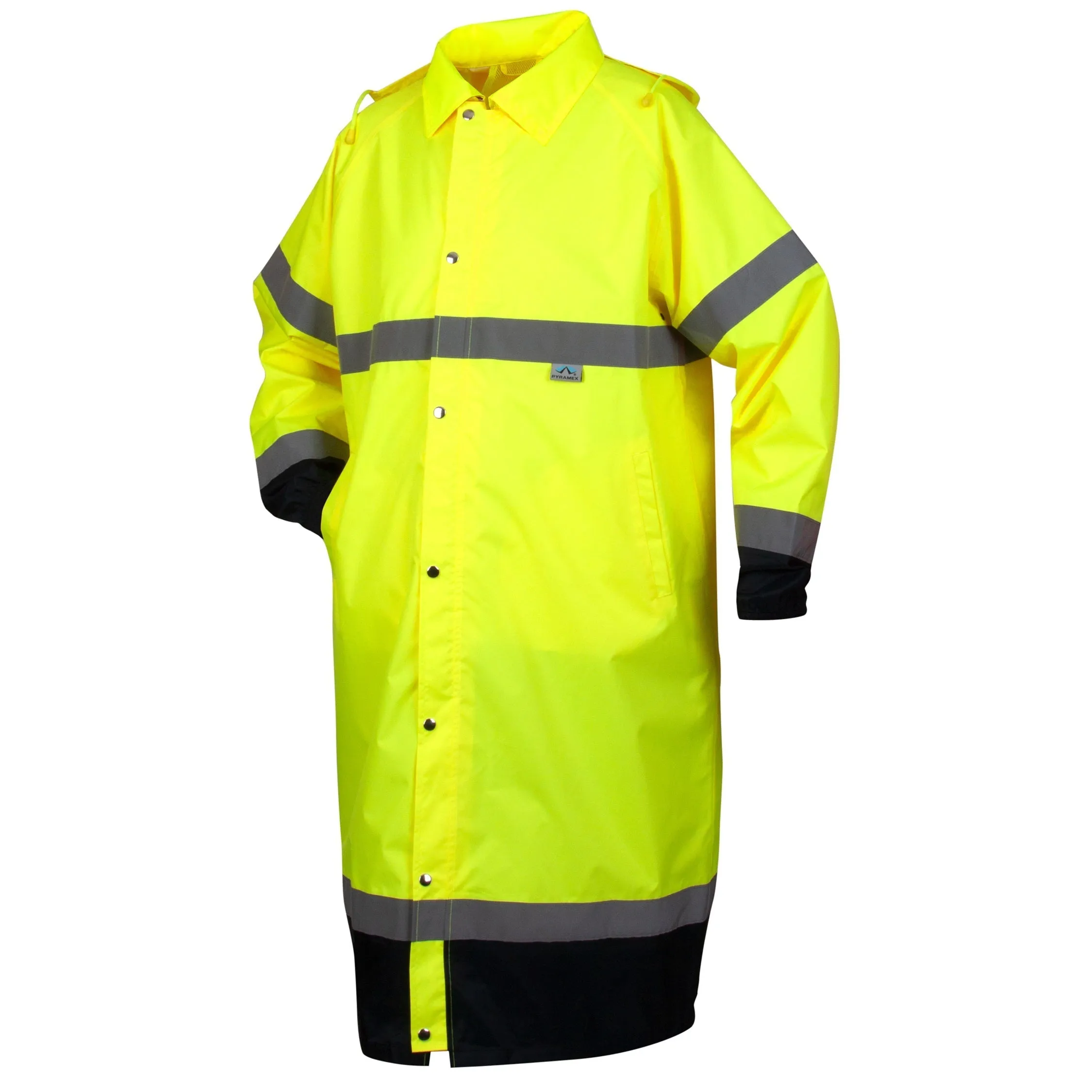 Pyramex RRWC3110 Premium Hi-Vis Rainwear Waterproof Coat