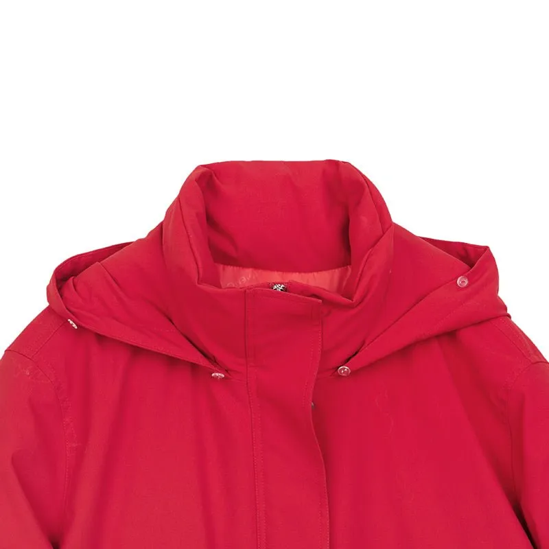 Red Windbreaker Winter Down Jacket