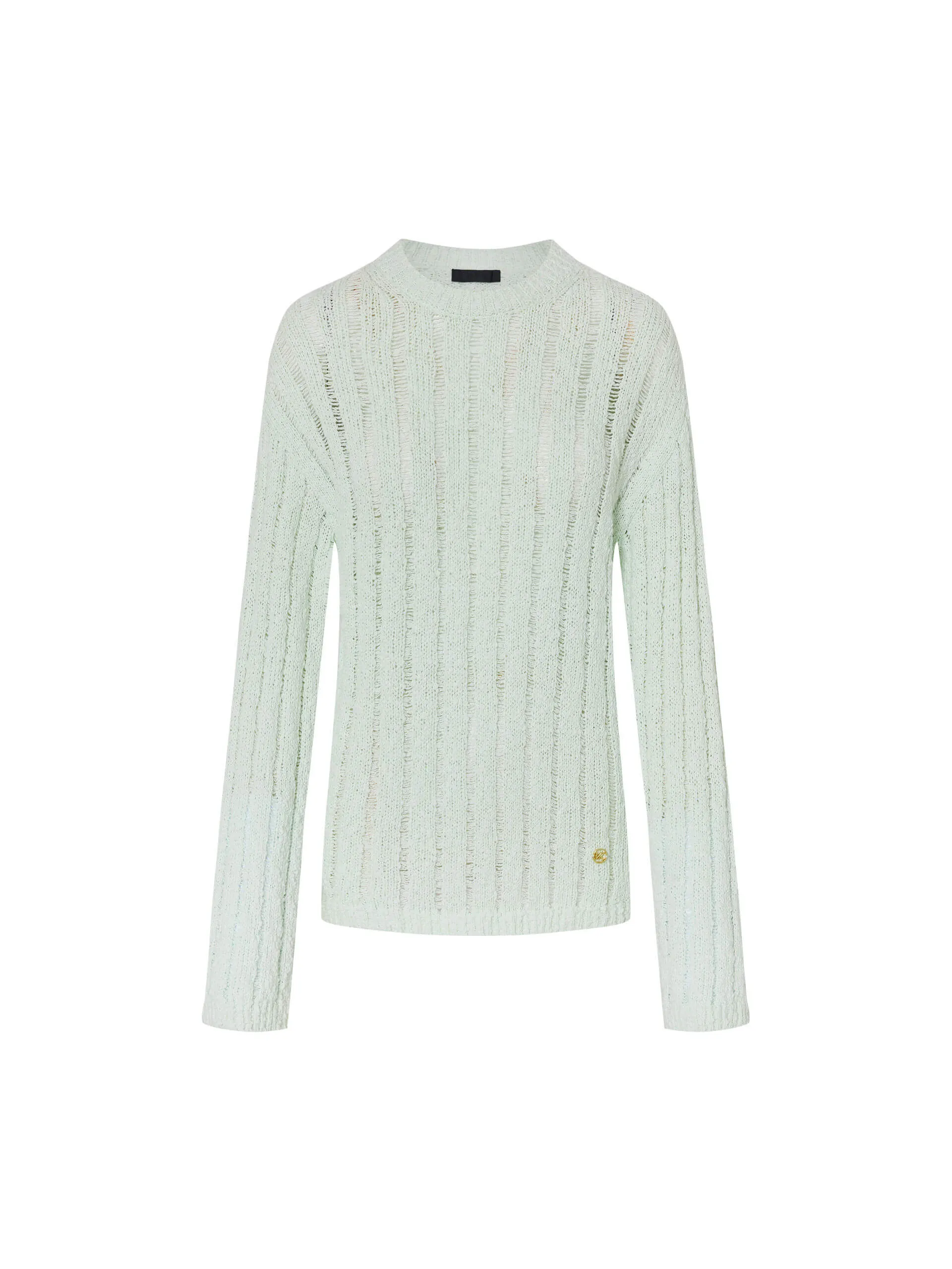 Ribbed Cotton Blend Sweater