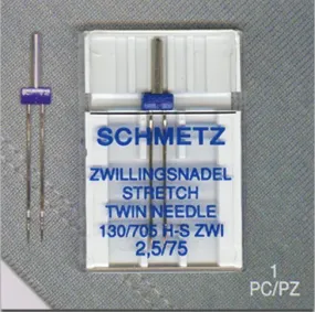 Schmetz Twin Stretch Needle, STWIN2.5