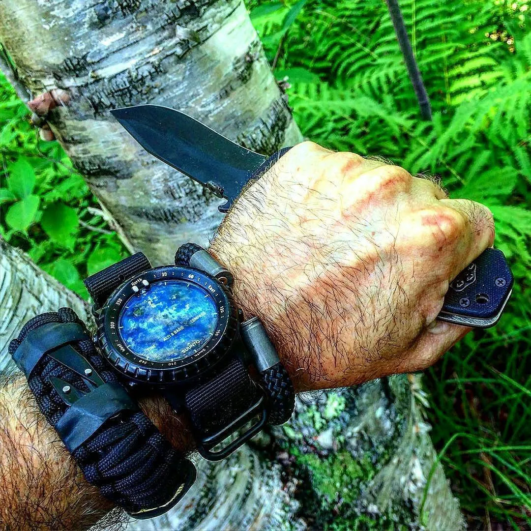 SERE Sidekick- Tactical Survival Paracord Bracelet to Evade, Resist & Escape.