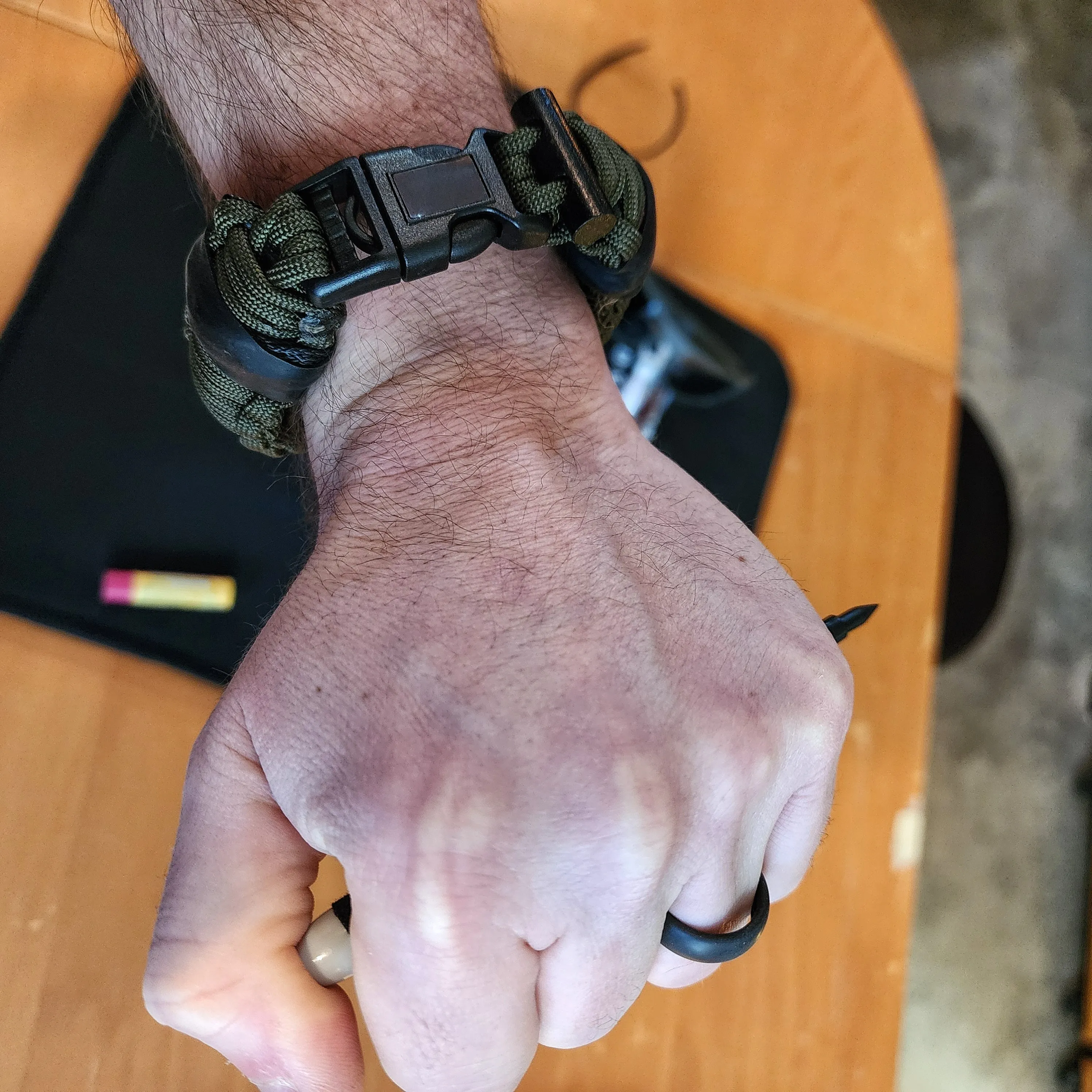 SERE Sidekick- Tactical Survival Paracord Bracelet to Evade, Resist & Escape.