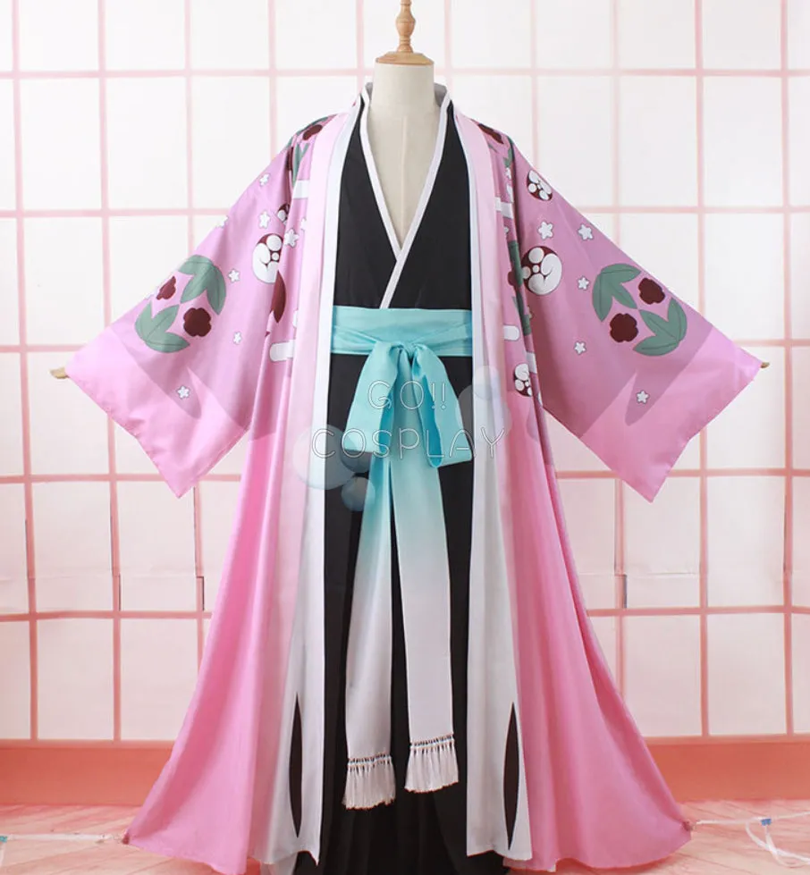 Shunsui Kyoraku Costume from Anime Bleach Cosplay