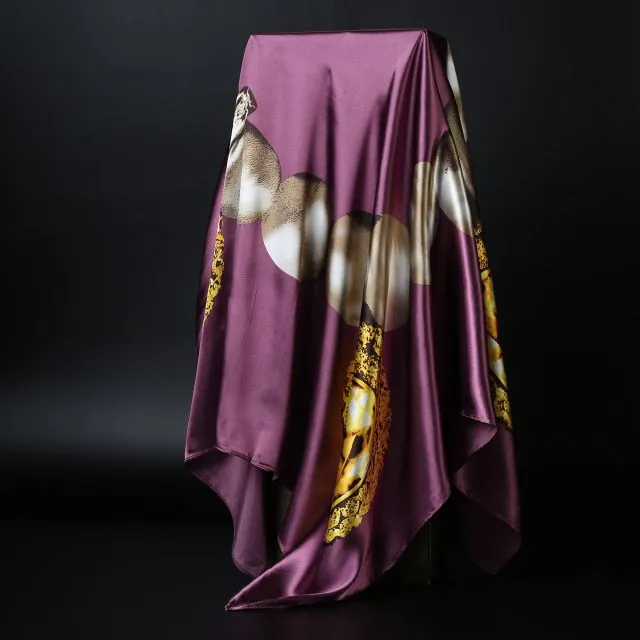 Silk Luxury Satin Muslimah Silk Hijab