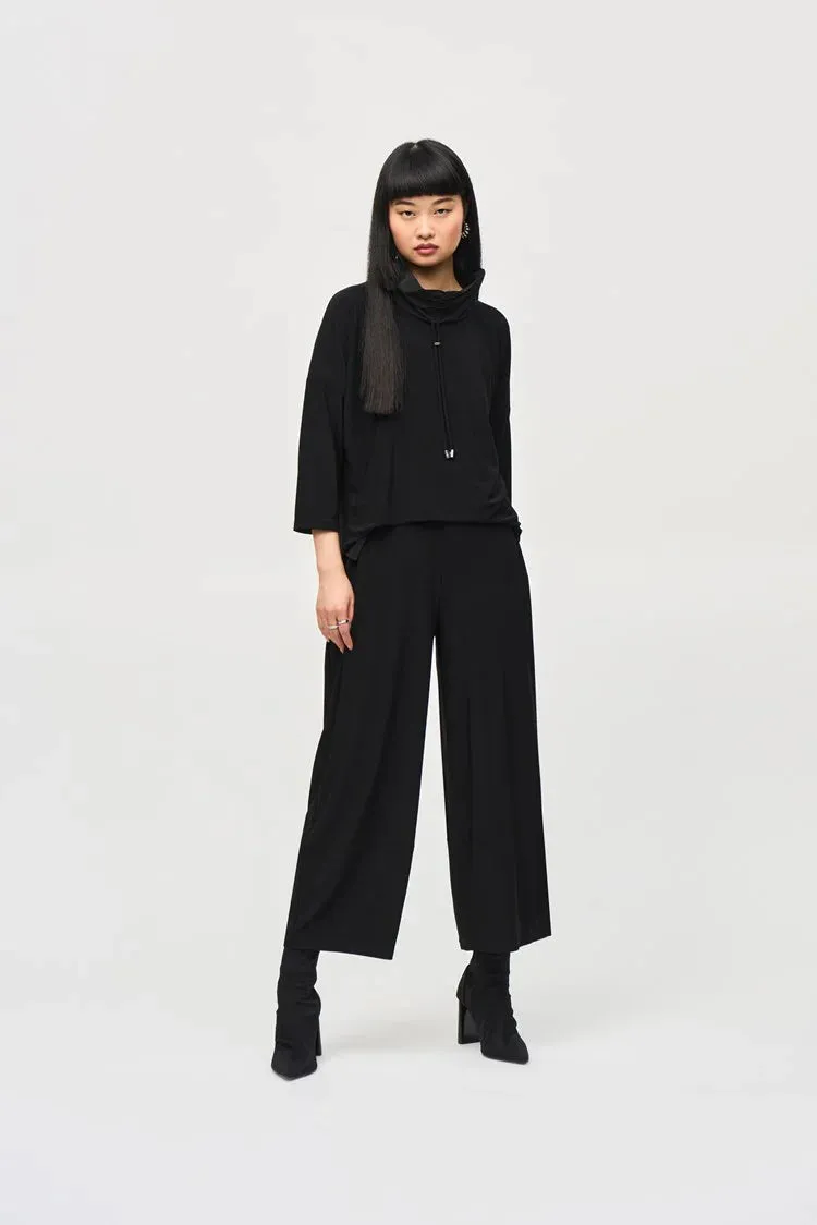 Silky Knit Cropped Jumpsuit