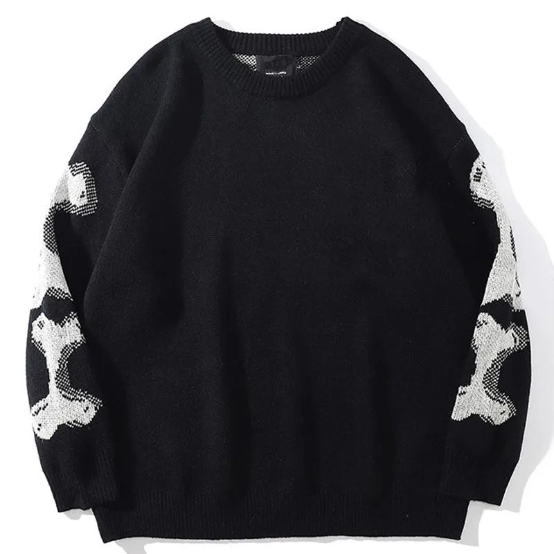 Skeleton Black Sweater