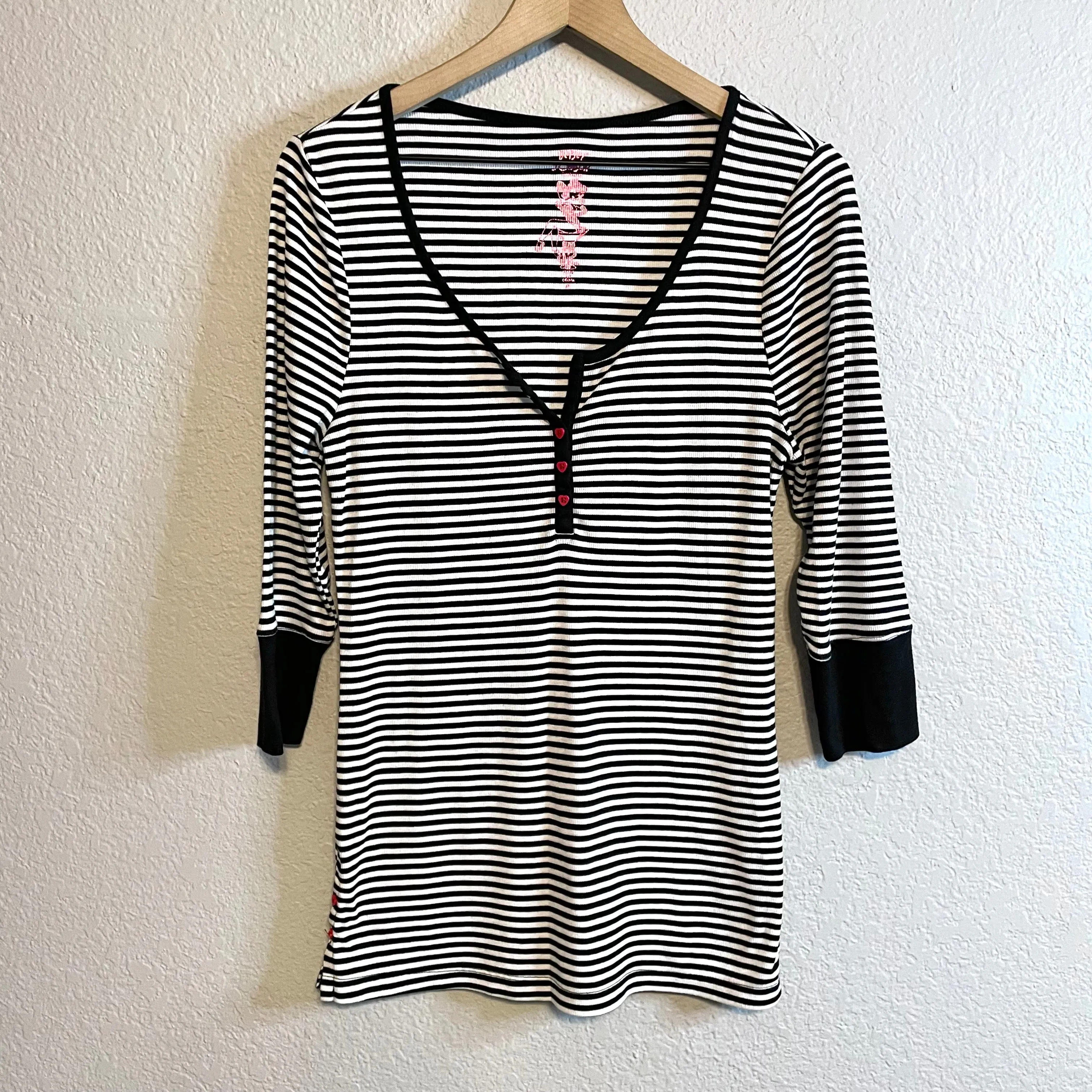 Striped Thermal Sleep Shirt