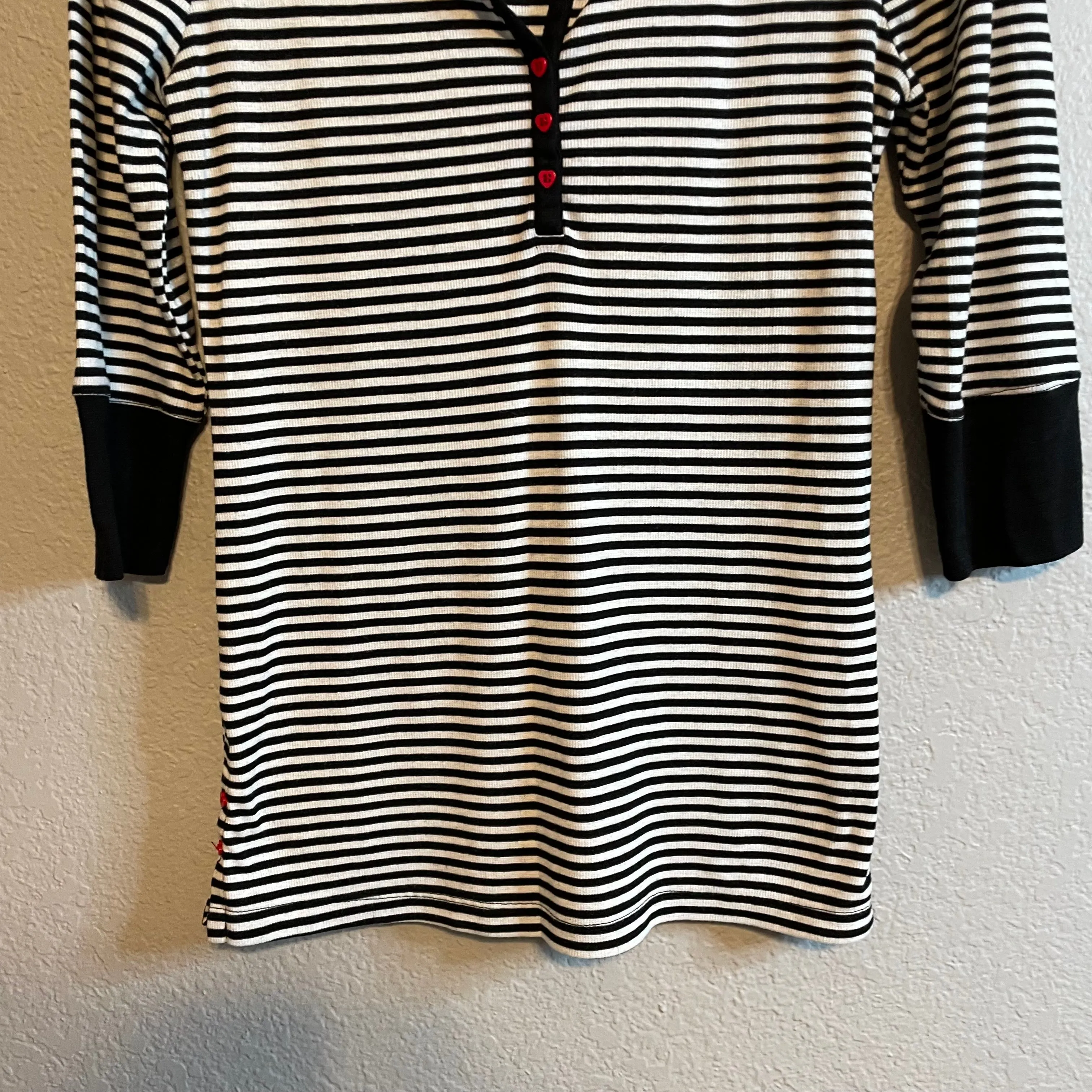 Striped Thermal Sleep Shirt