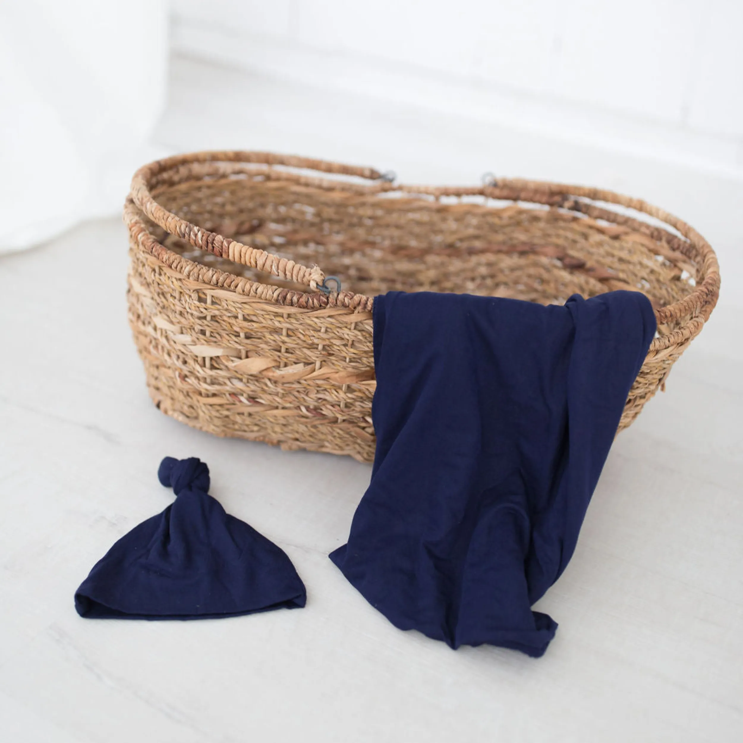 Stroller Society Swaddle Blanket Set - Navy