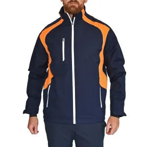 Sunderland Valberg Waterproof Golf Jacket - Navy/Lava/White