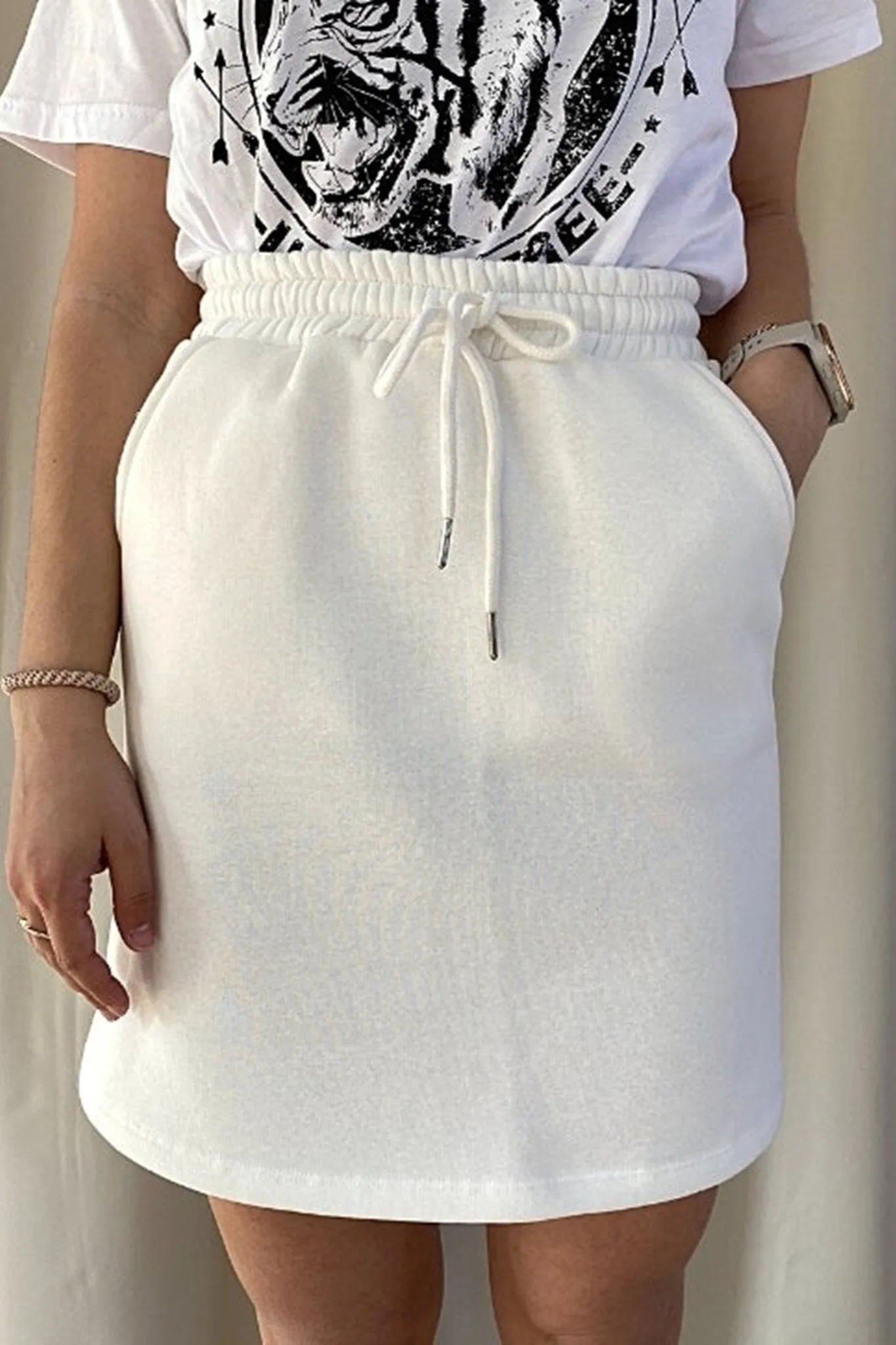 Sweat skirt - Off white