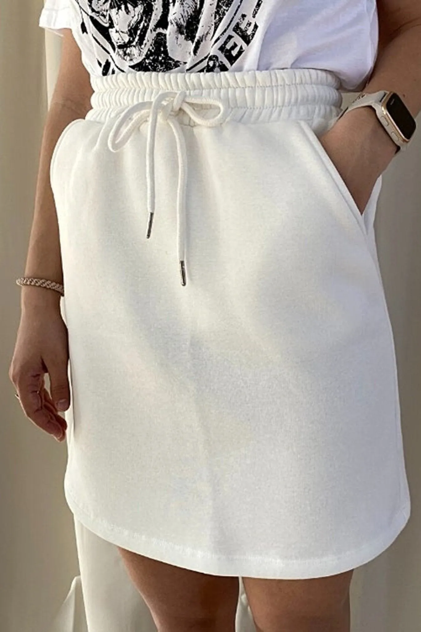 Sweat skirt - Off white