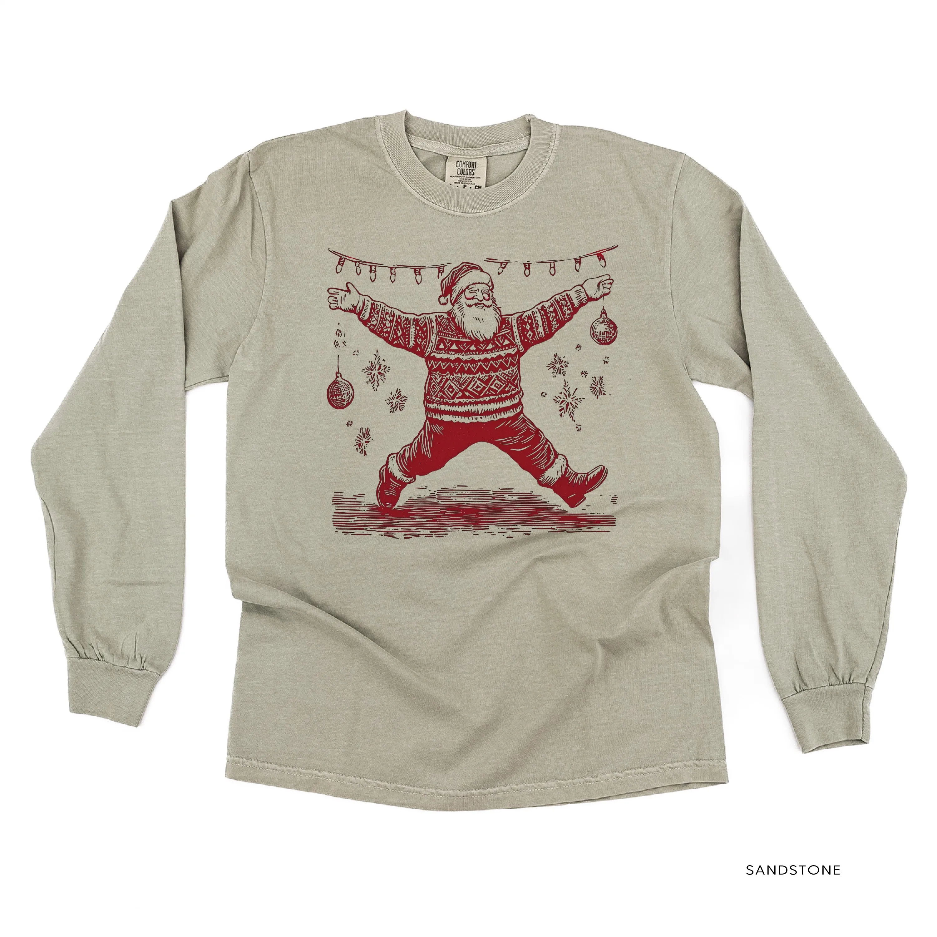 Sweater Santa - LONG SLEEVE Comfort Colors Tee