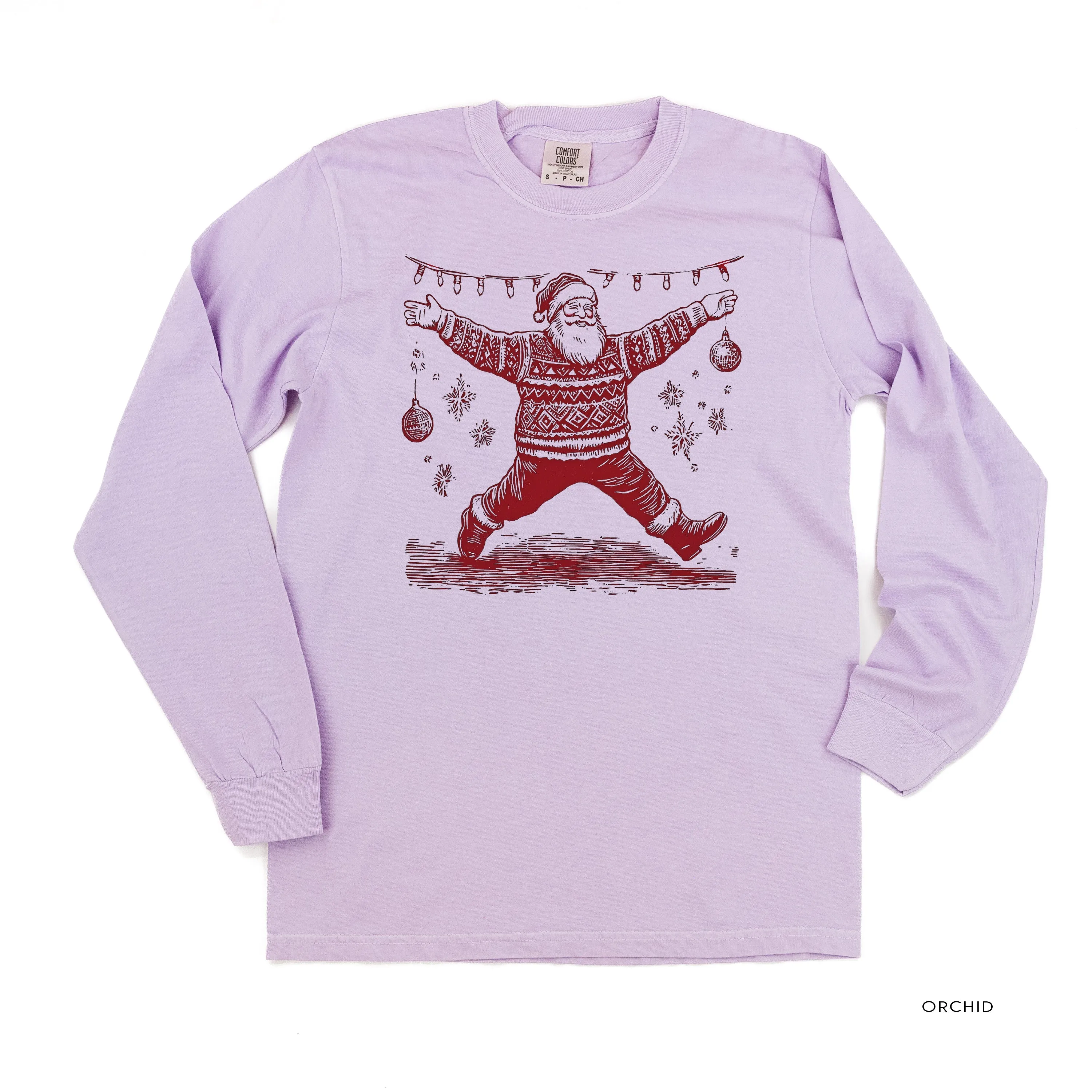 Sweater Santa - LONG SLEEVE Comfort Colors Tee