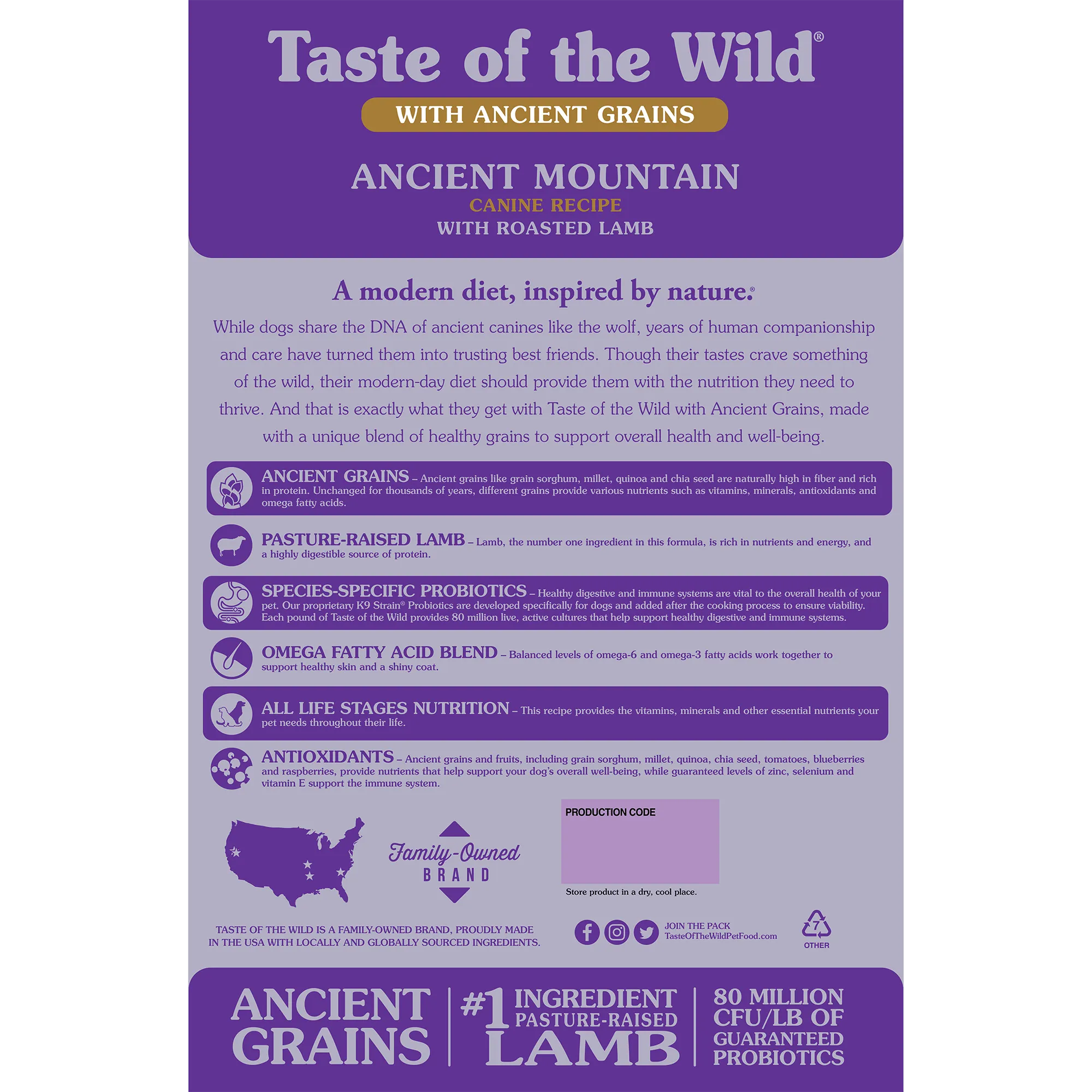 Taste Of The Wild Ancient Mountain Dog Food