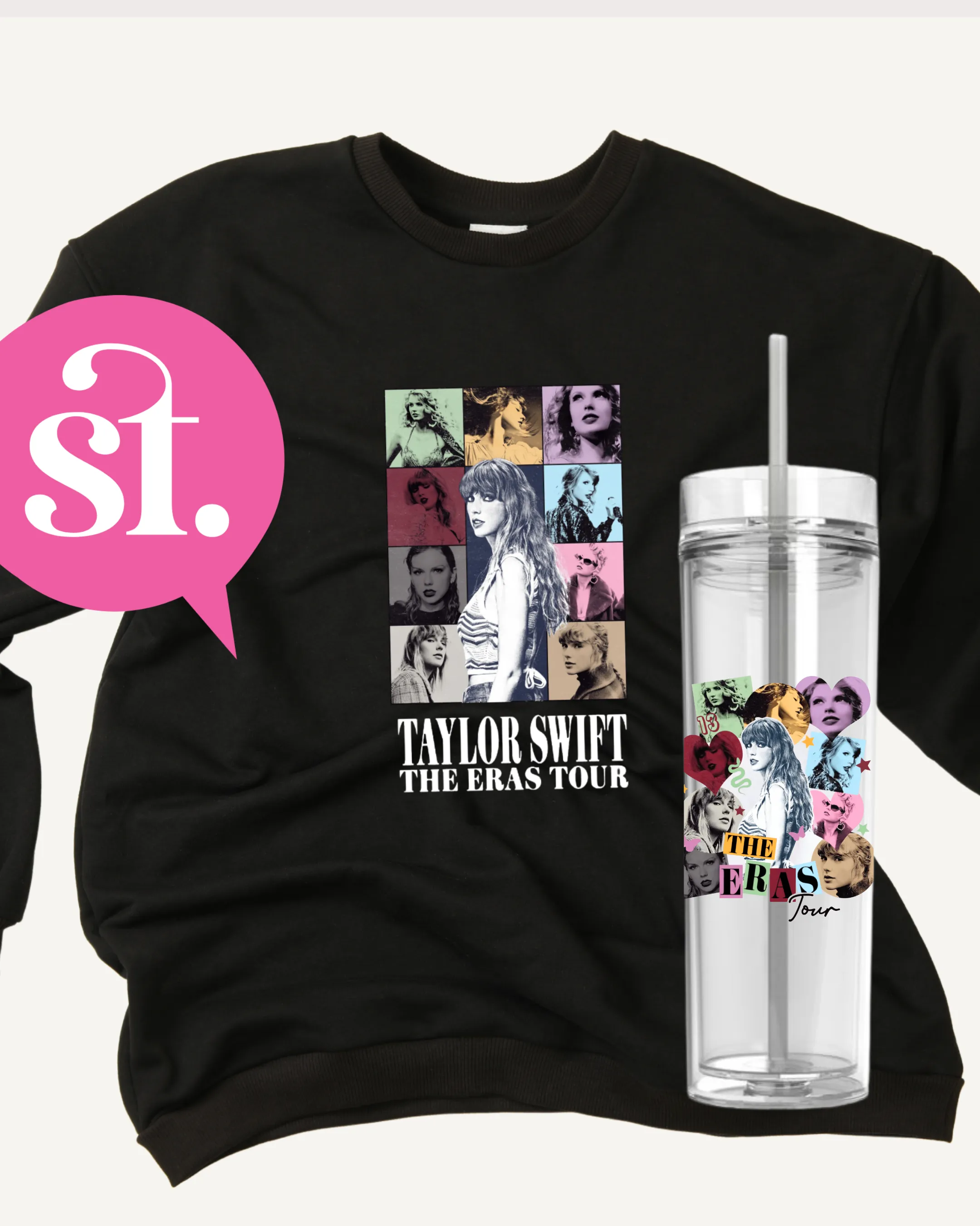 Taylor Swift Eras Crewneck or Hoodie YOUTH Fit 3322