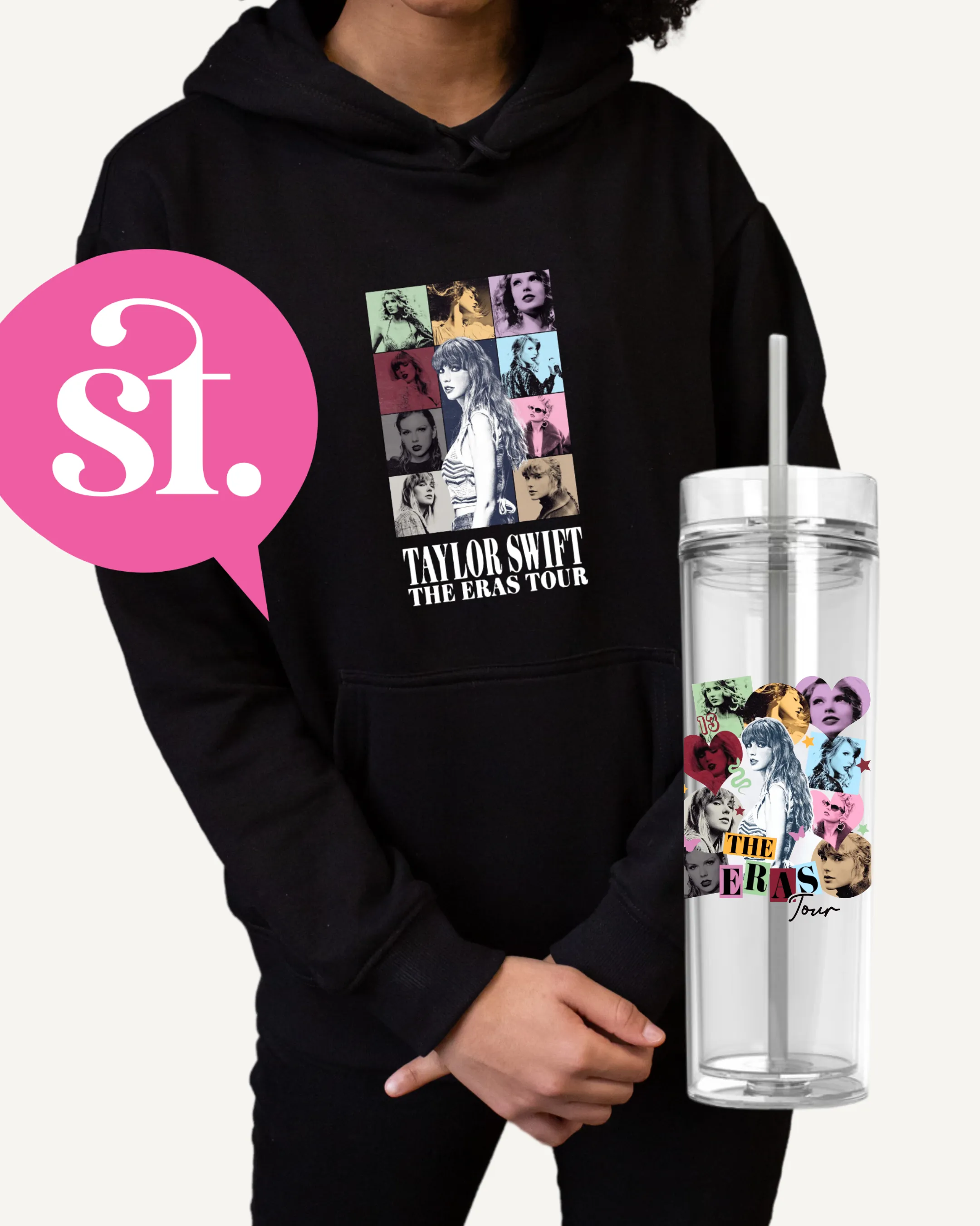 Taylor Swift Eras Crewneck or Hoodie YOUTH Fit 3322