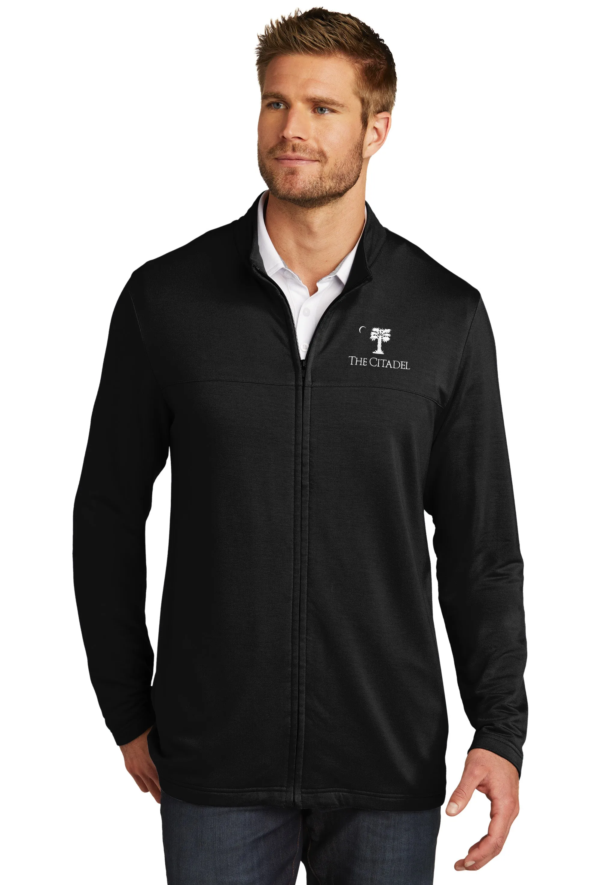 The Citadel, Big Red,  TravisMathew Newport Full-Zip Fleece Jacket