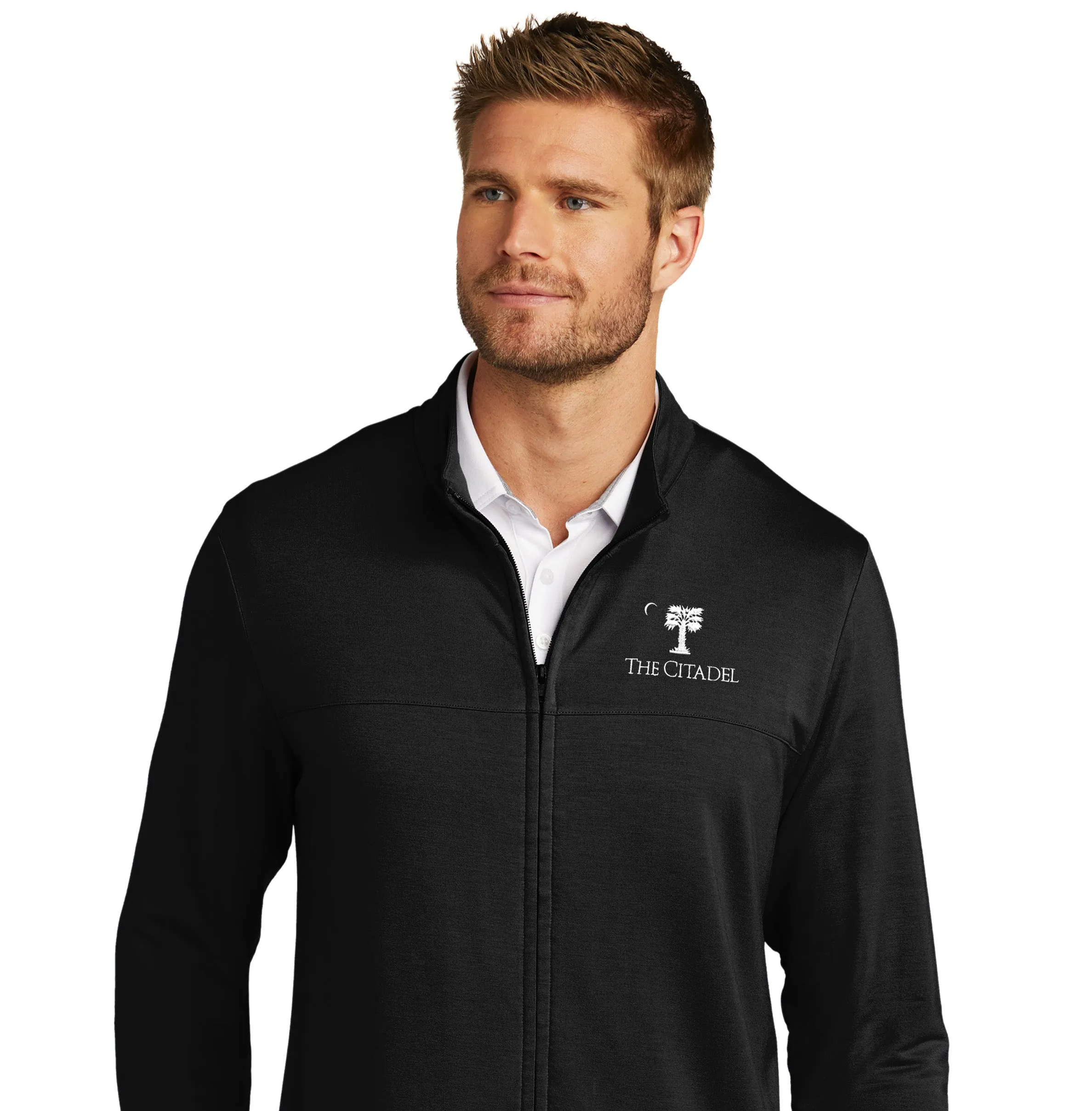 The Citadel, Big Red,  TravisMathew Newport Full-Zip Fleece Jacket