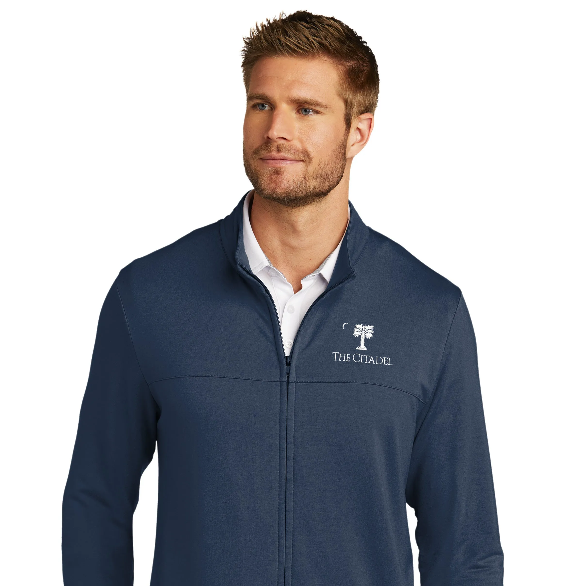 The Citadel, Big Red,  TravisMathew Newport Full-Zip Fleece Jacket