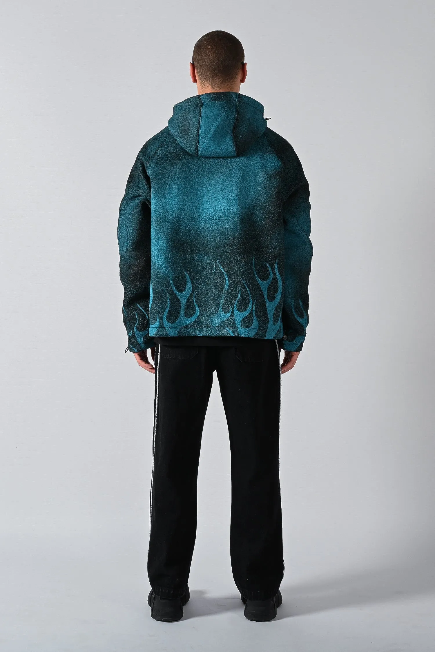 Traction Hooded Fleece Jacket - Teal