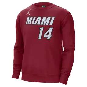 Tyler Herro Jordan Brand Statement Red Name & Number Crewneck