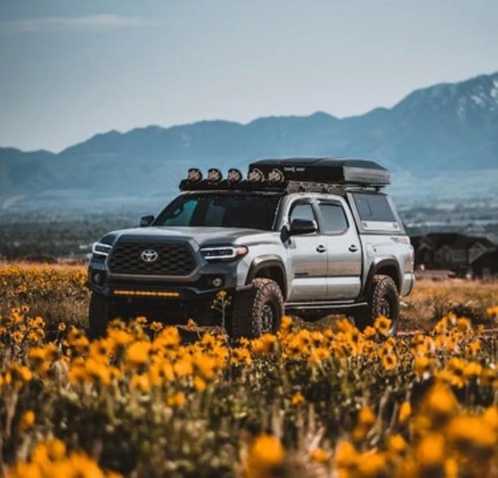 upTOP Overland Alpha Tacoma Double Cab Roof Rack - 2005-2023