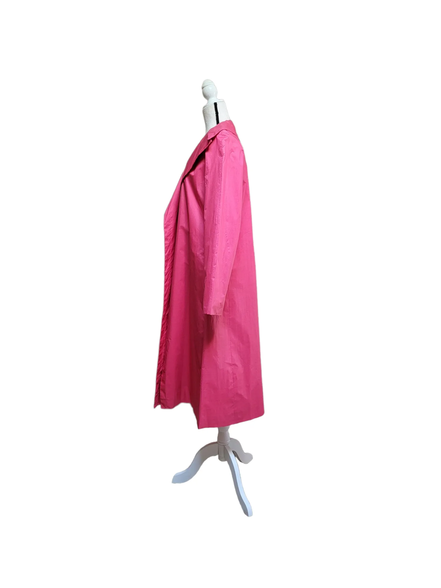 Vintage 1974 Pauline Trigere Custom Made Pink Raincoat