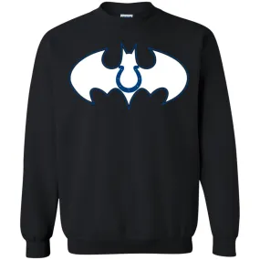 We Are The Indianapolis Colts Batman Nfl Mashup Crewneck Pullover Sweatshirt