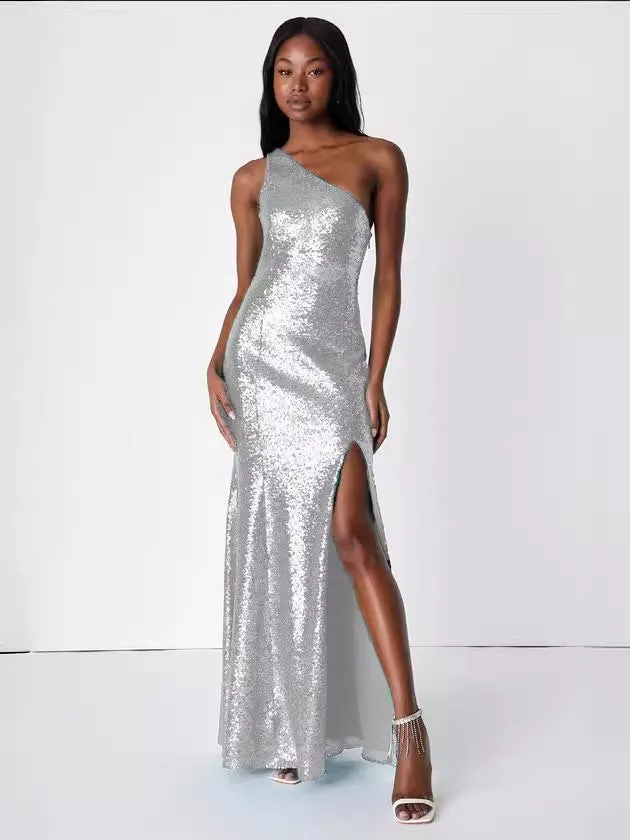 Women Party Sequin Sexy Evening Dress