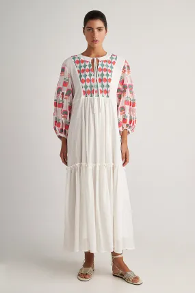 Zakar Maxi Dress in Buganvilla