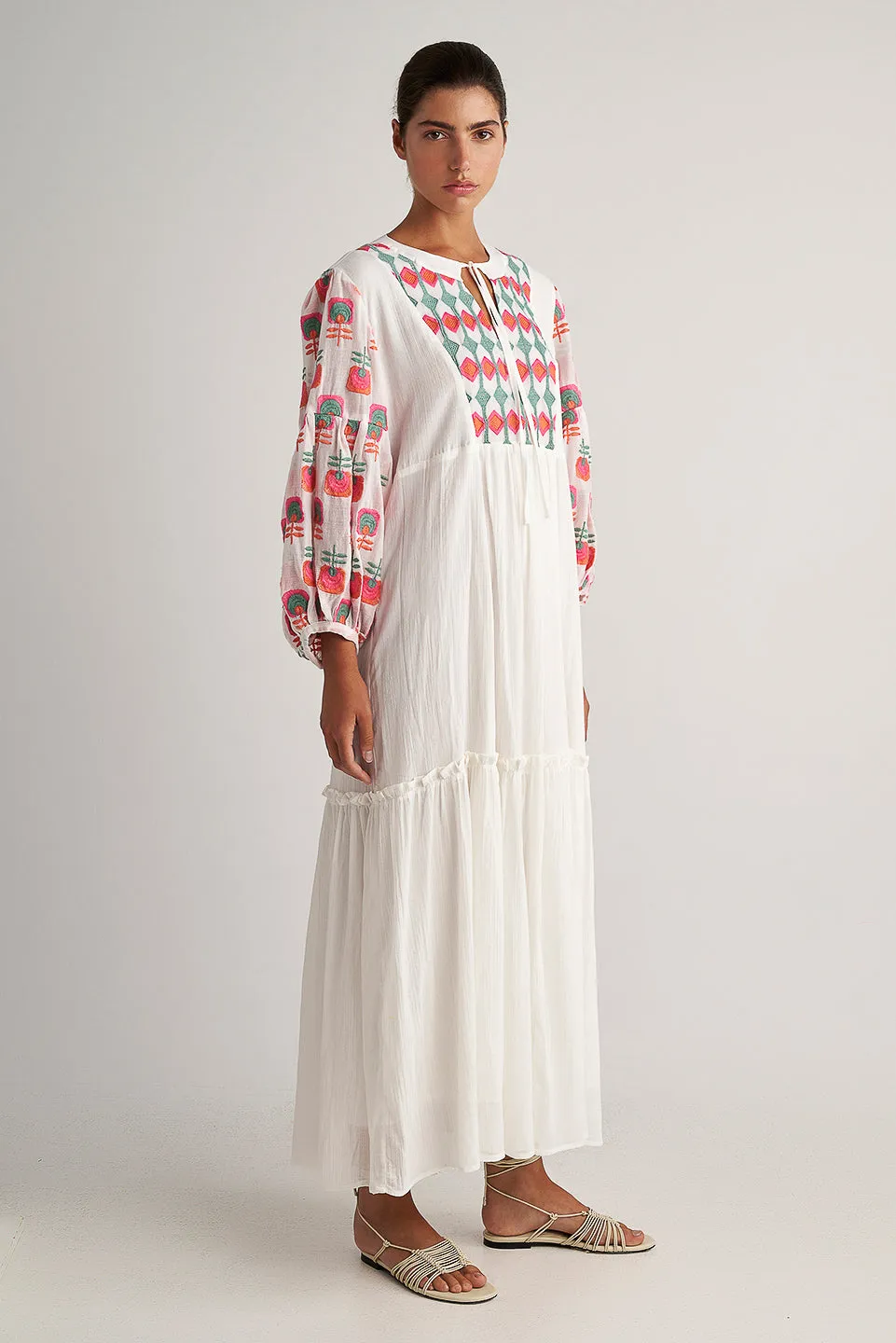 Zakar Maxi Dress in Buganvilla