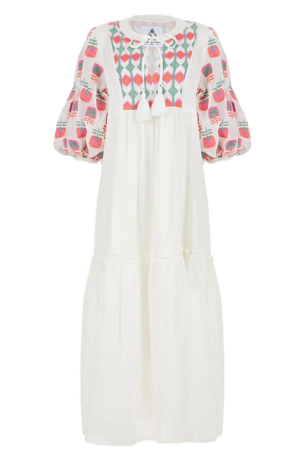 Zakar Maxi Dress in Buganvilla