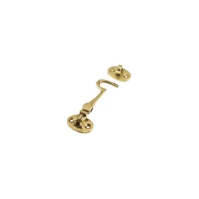 Zoo Cabin Hook (Lightweight) 3"-Polished Brass